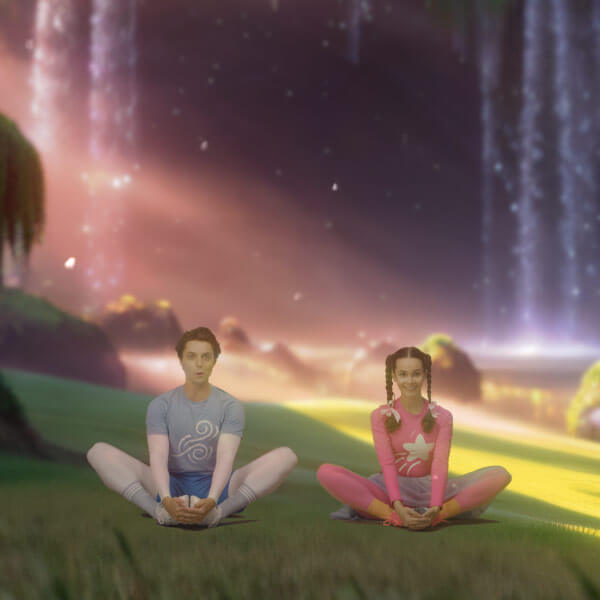 Звездочка и Ветерок исследуют джунгли